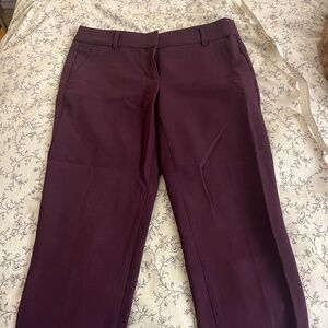Plum/eggplant work pants